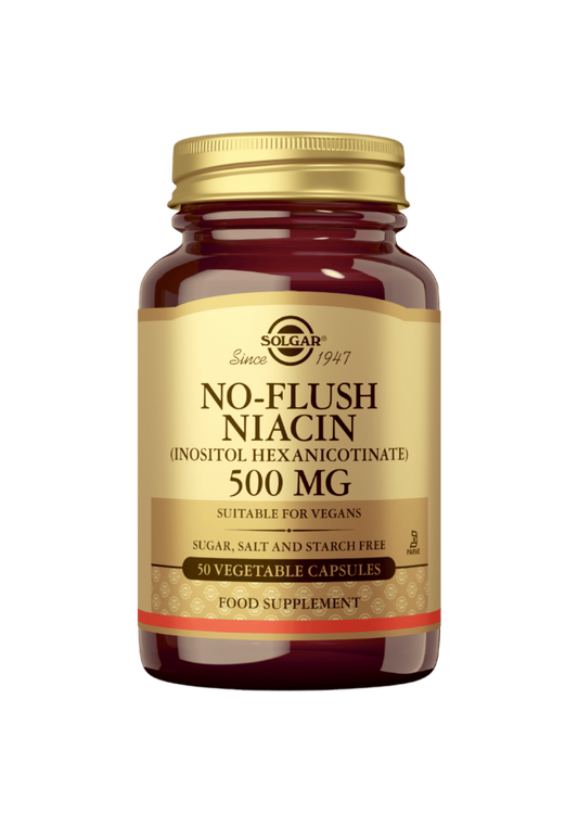 Niasiini 500mg B3 No Flush 50 kaps, Solgar