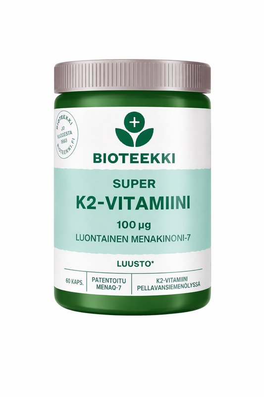Super K2-vitamiini 60 kaps, Bioteekki