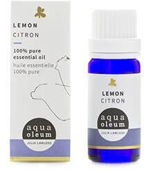 Sitruuna 100% Eteerinen öljy 10ml, Aqua Oleum