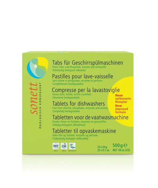 Sonett biohajoavat Konetiskitabletit 25 x 20g, 500g