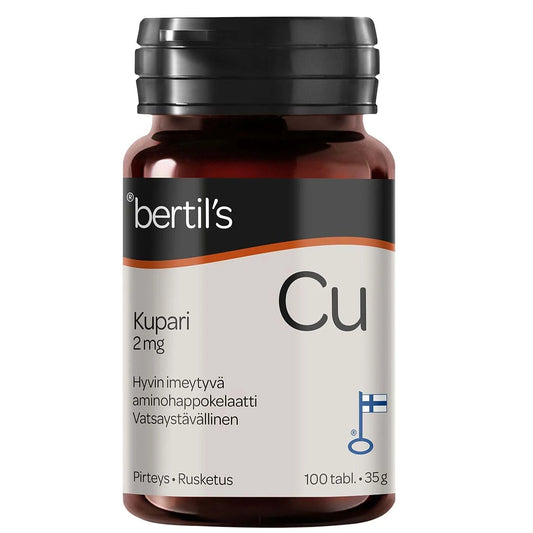 Kupari Kelasin 2mg 100kpl, Bertil's