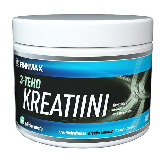 3-Tehokreatiini jauhe 200g, Finnmax