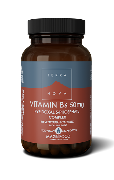 B6-vitamiini Pyridoxal-5-Fosfaatti P-5-P 50 vegekaps, Terranova