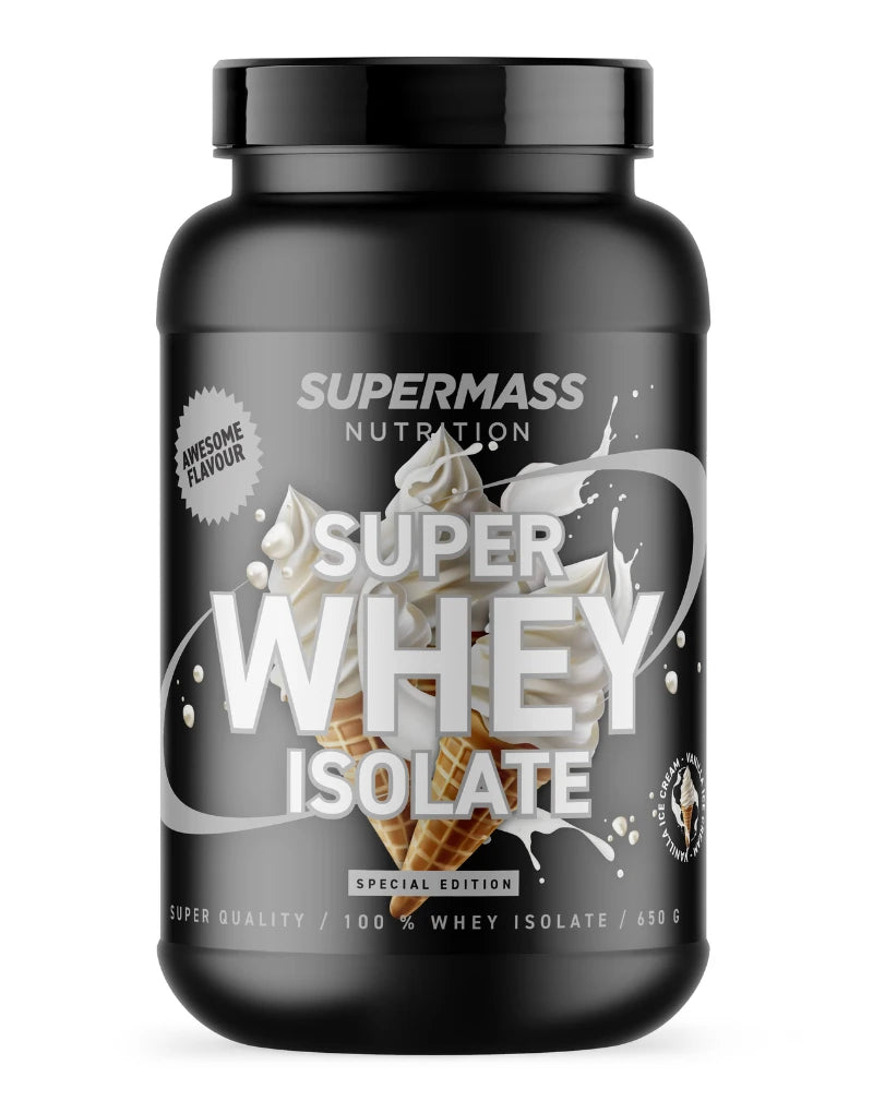 Supermass Nutrition SUPER WHEY ISOLATE, 650 g Vanilla Ice Cream