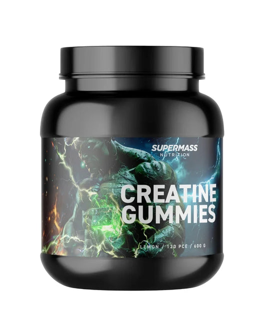 CREATINE GUMMIES, Lemon 120 kpl, Supermass