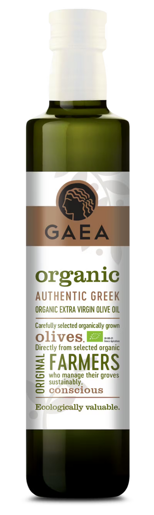 Gaea Luomu Extra virgin Oliiviöljy 6x500ml