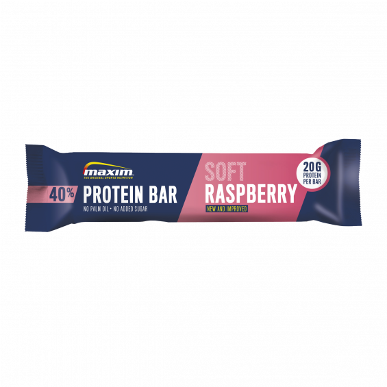 Protein Bar- proteiinipatukka Soft Raspberry 50g, Maxim