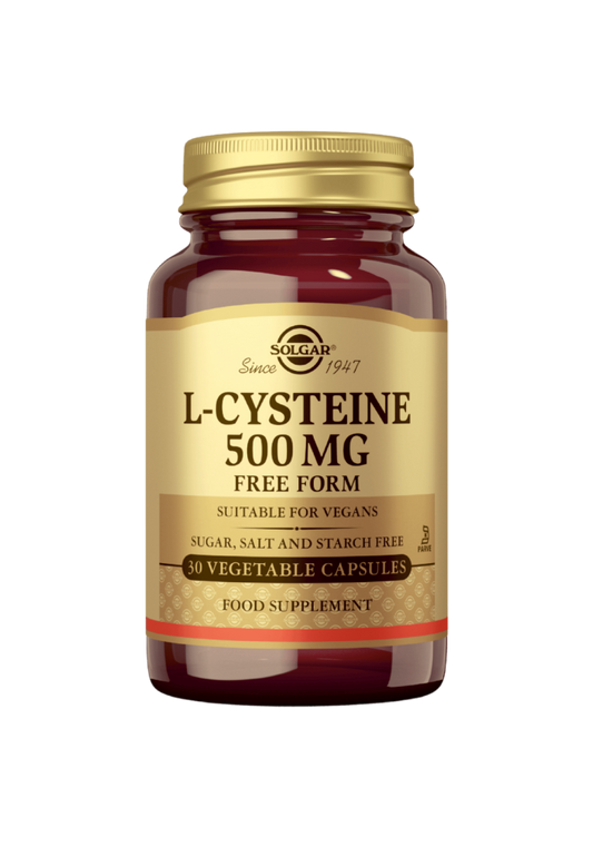 L-Kysteiini 500mg Cysteine 30vegekaps., Solgar