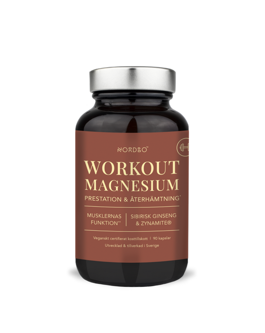 Workout Magnesium 90 kaps, Nordbo