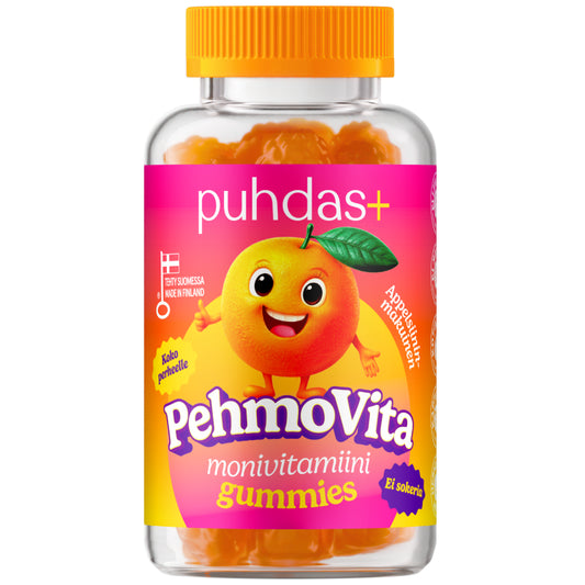 PehmoVita monivitamiini Gummies 75 kpl, Puhdas+