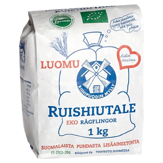 Äidin Unelma Ruishiutale Luomu 1 kg – Riihipuoti