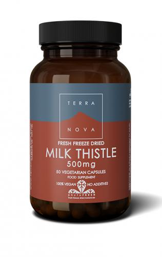 Milk Thistle 500 mg maarianohdake 50 kaps, Terranova
