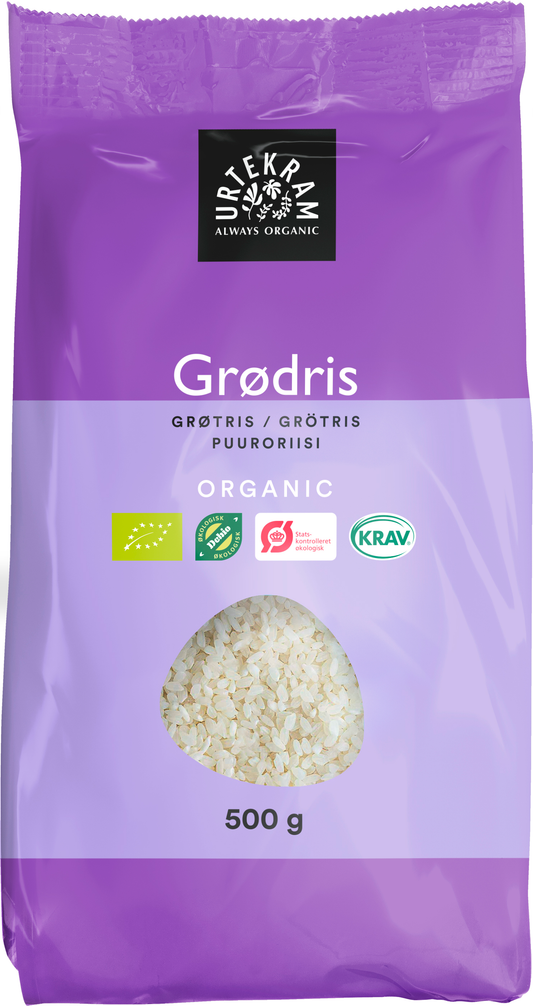 Puuroriisi luomu 500g, Urtekram