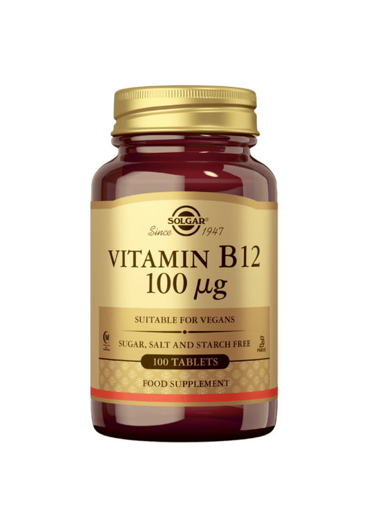 B12-vitamiini 100µg 100 tabl, Solgar