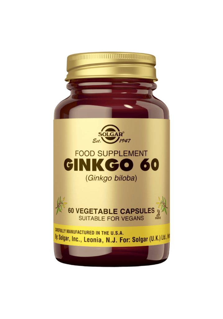 Ginkgo Biloba 60 kaps, Solgar