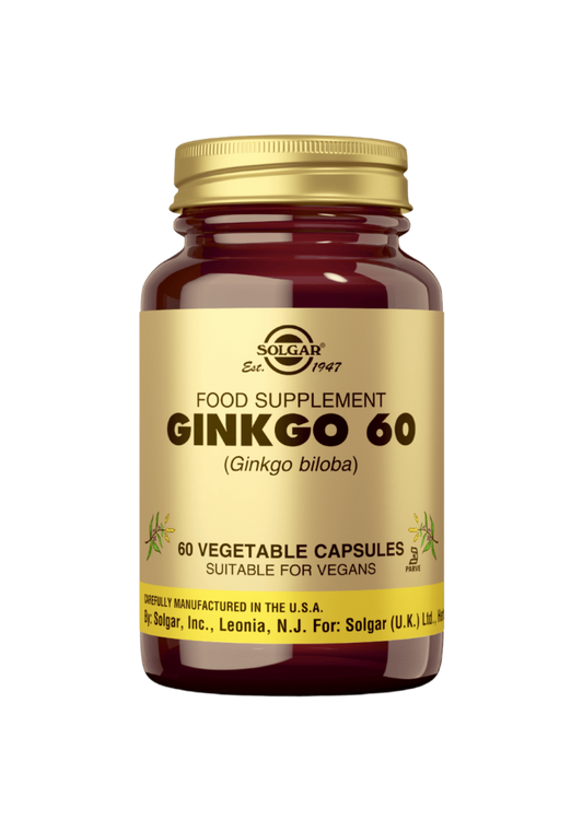 Ginkgo Biloba 60 kaps, Solgar