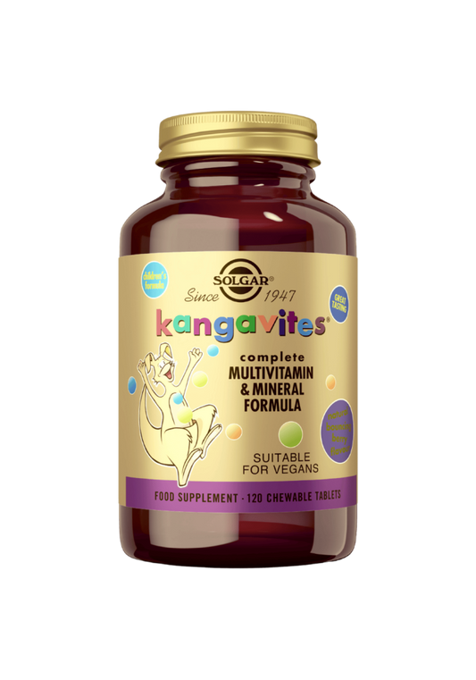 Kangavites monivitamiini lapsille Marjanmakuinen 120kpl, Solgar