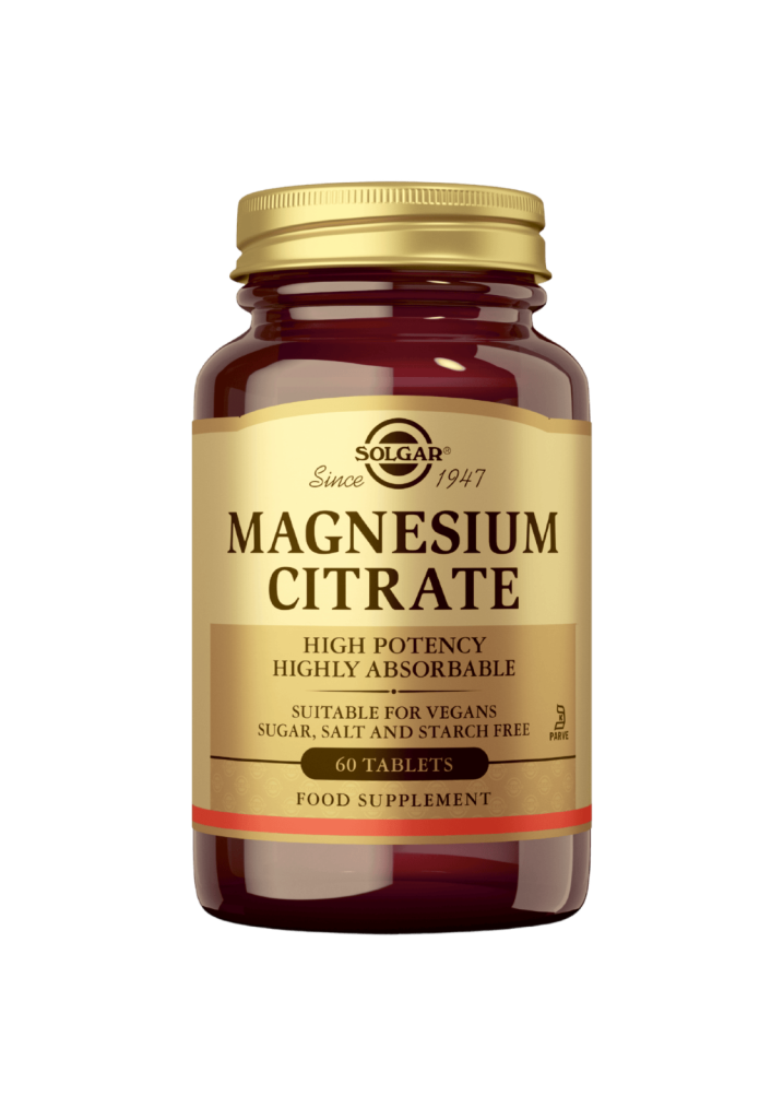 Magnesium Citrate-Magnesiumsitraatti 60tabl., Solgar