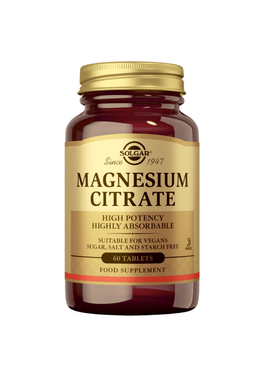 Magnesium Citrate-Magnesiumsitraatti 60tabl., Solgar