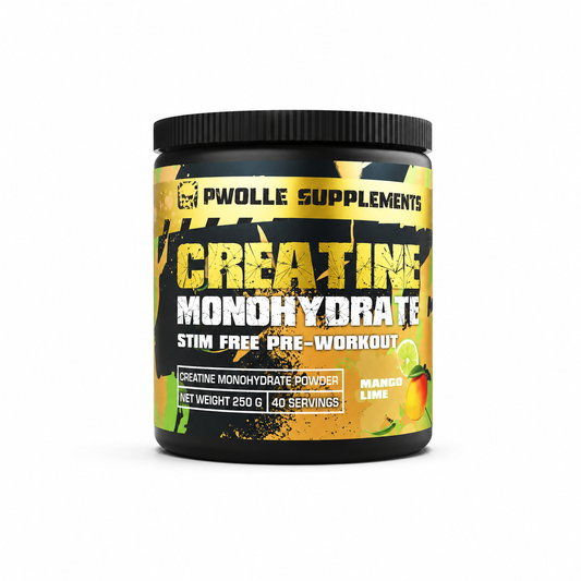 PWOlle Kreatiinimonohydraatti - Mango-Lime 250 g