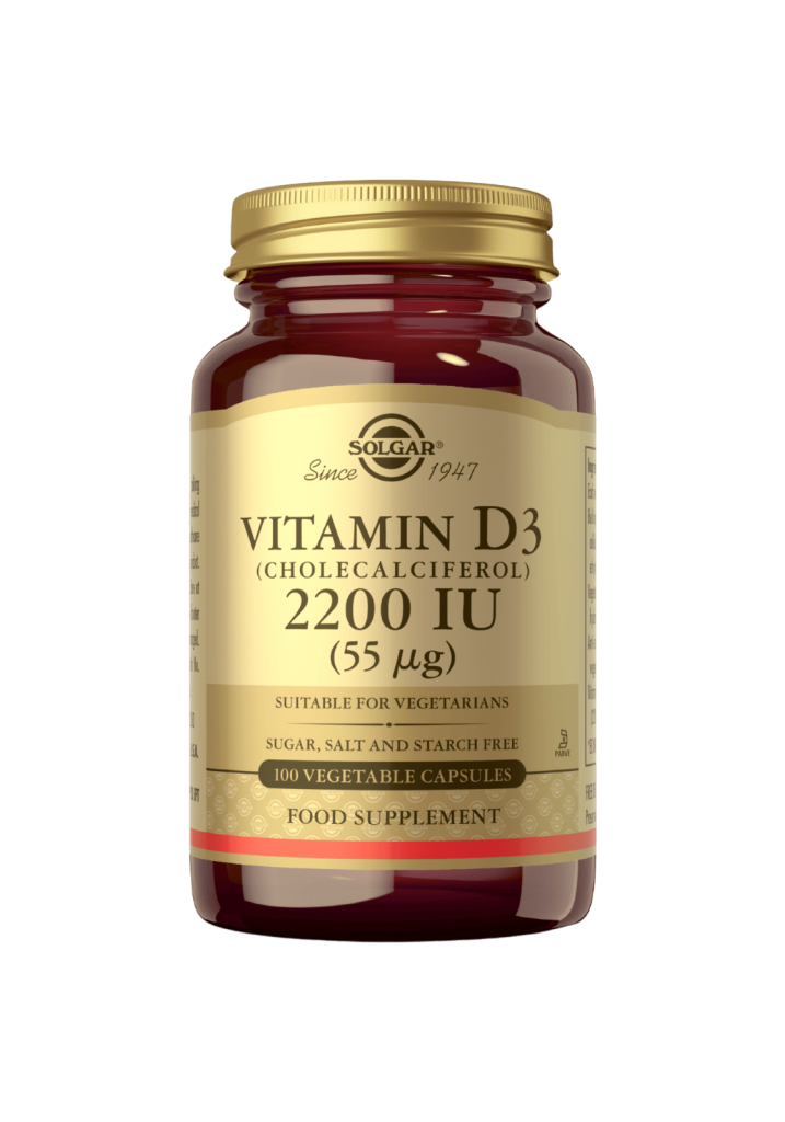 D3-vitamiini 55 µg 100 kaps, Solgar