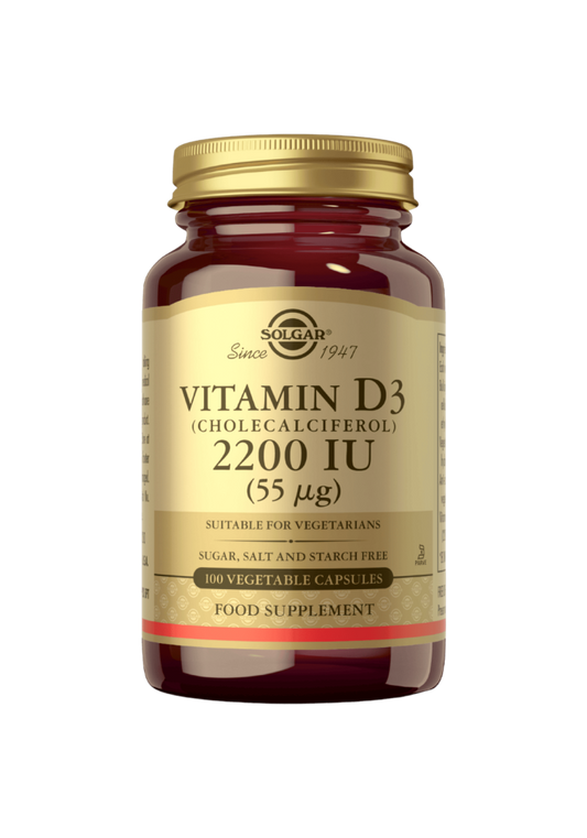 D3-vitamiini 55 µg 100 kaps, Solgar