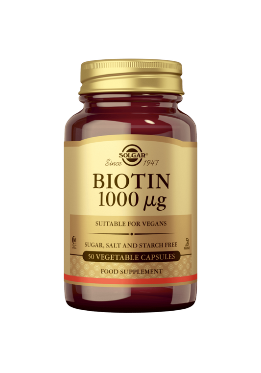 Biotiini 1000µg 50 kaps, Solgar