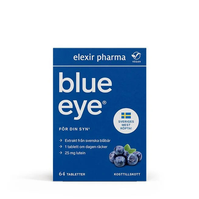 Blue Eye Mustikkauute 64 tabl, Elixir Pharma