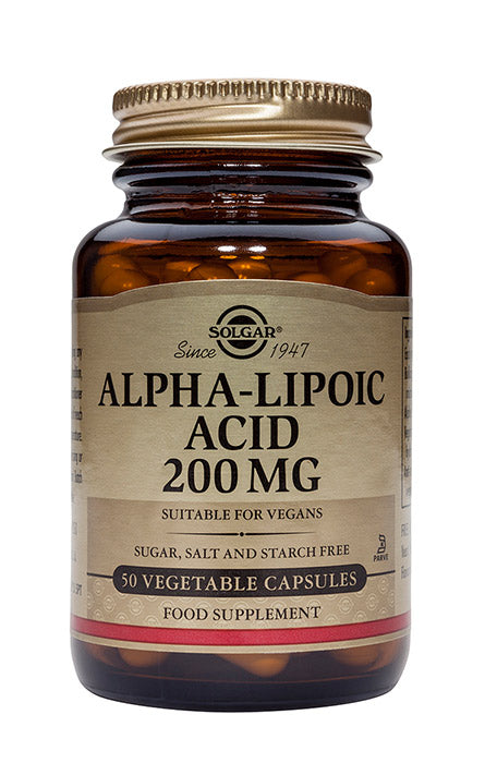 Alfalipoiinihappo 200mg 50kaps., Solgar