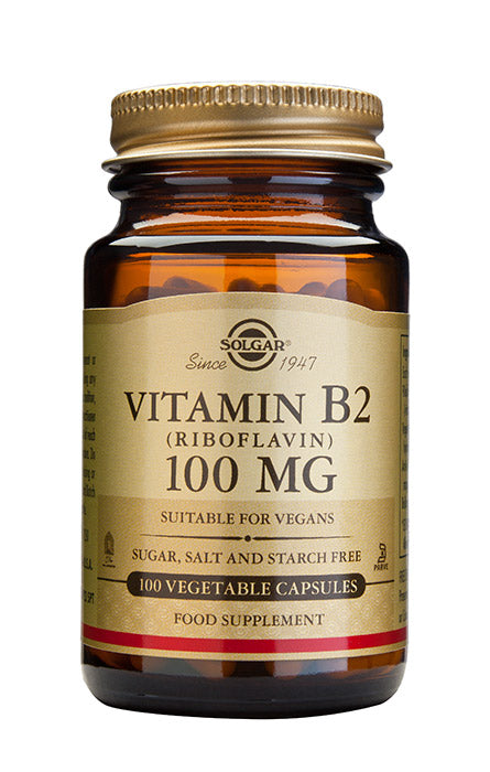B2-vitamiini 100mg 100kaps., Solgar