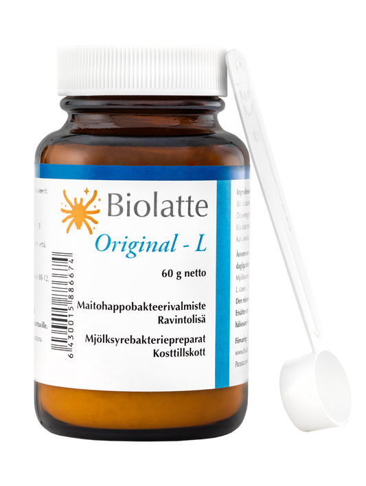 Biolatte Original-L maitohappobakteeri lapsille 60g
