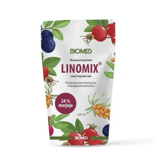 Linomix - Pellavansiemenrouhe 500 g, Biomed