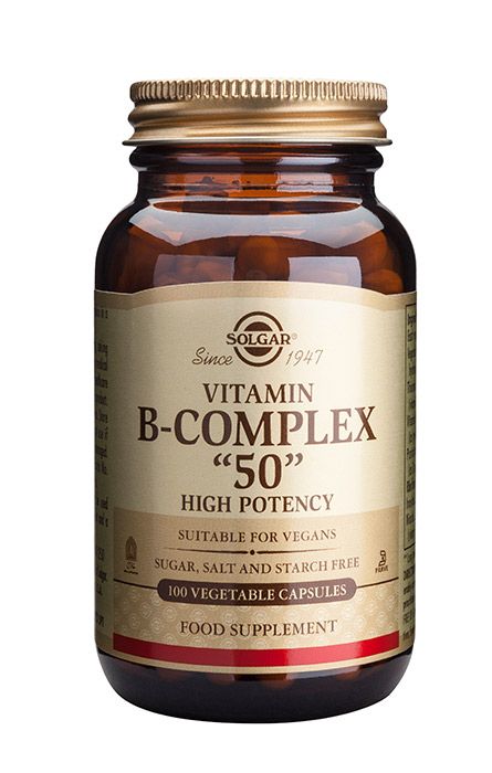 B-vitamiini B-Complex "50" 250vegekaps, Solgar