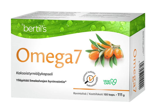 Omega7 150kaps. kaksoistyrniöljy, Bertils