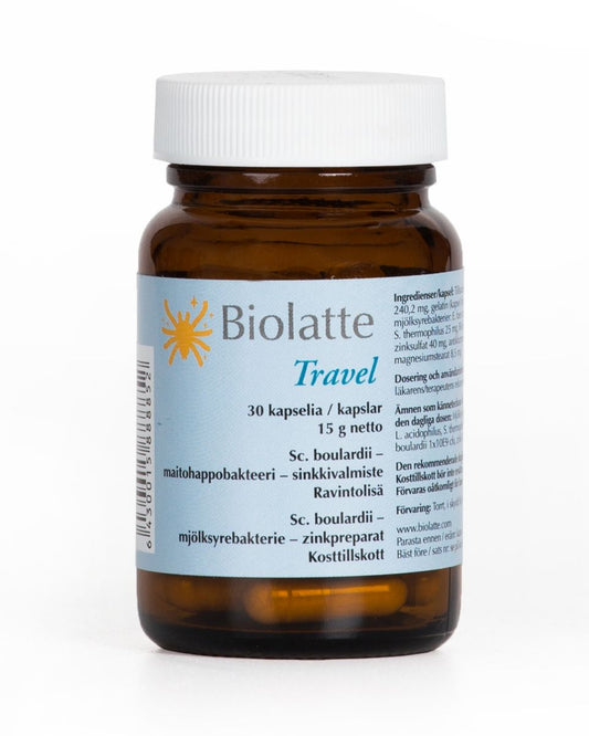Biolatte Travel Probiootti 30kpl