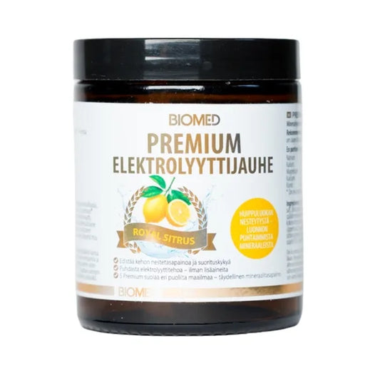 Premium Elektrolyytti Royal Sitrus 120 g, Biomed
