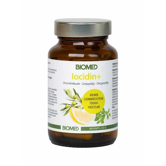 Iocidin+ oliivinlehtiuute 60 kaps, Biomed