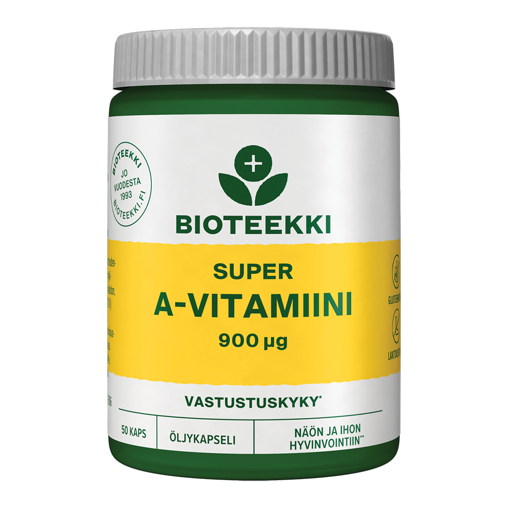Super A-vitamiini 50kaps., Bioteekki