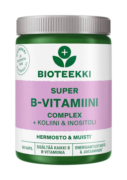 Super B-vitamiini 60 kaps, Bioteekki