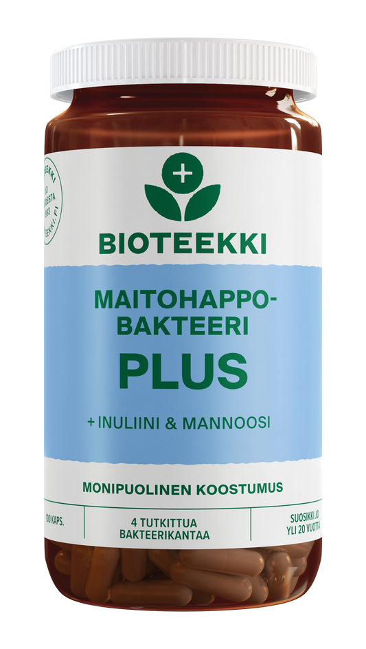 Maitohappobakteeri Plus Balantic Pro 100 kaps, Bioteekki