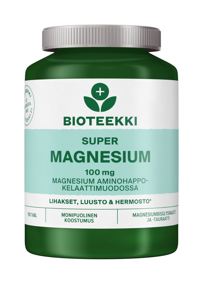 Magnesium Super 100tabl., Bioteekki