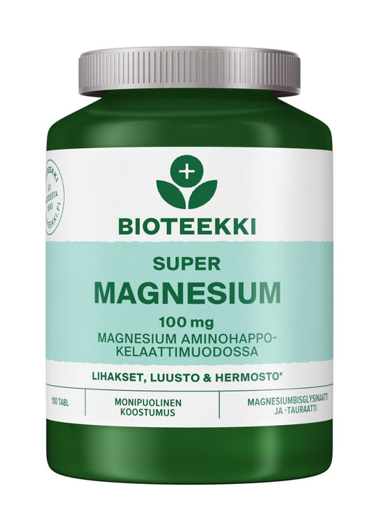 Magnesium Super 100tabl., Bioteekki