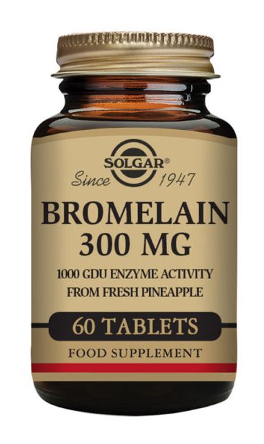 Bromelaiini 300mg 60kaps., Solgar