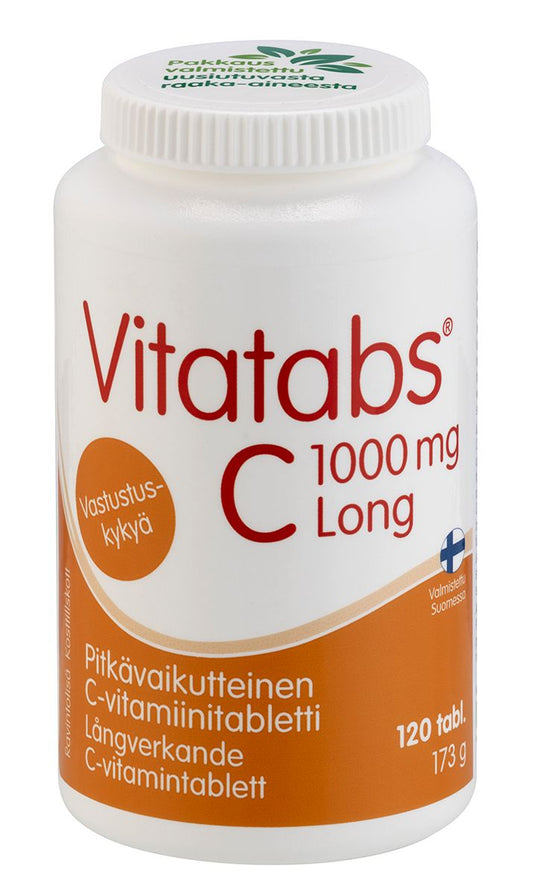 C-vitamiini Long 1000mg Vitatabs 120tabl., Hankintatukku