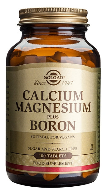 Kalsium Magnesium Boori 250kpl, Solgar