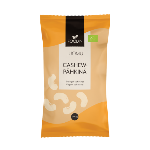 Cashewpähkinä 500g, Foodin