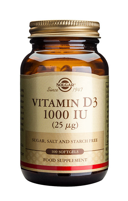 D-vitamiini 25µg kalasta 100kaps., Solgar