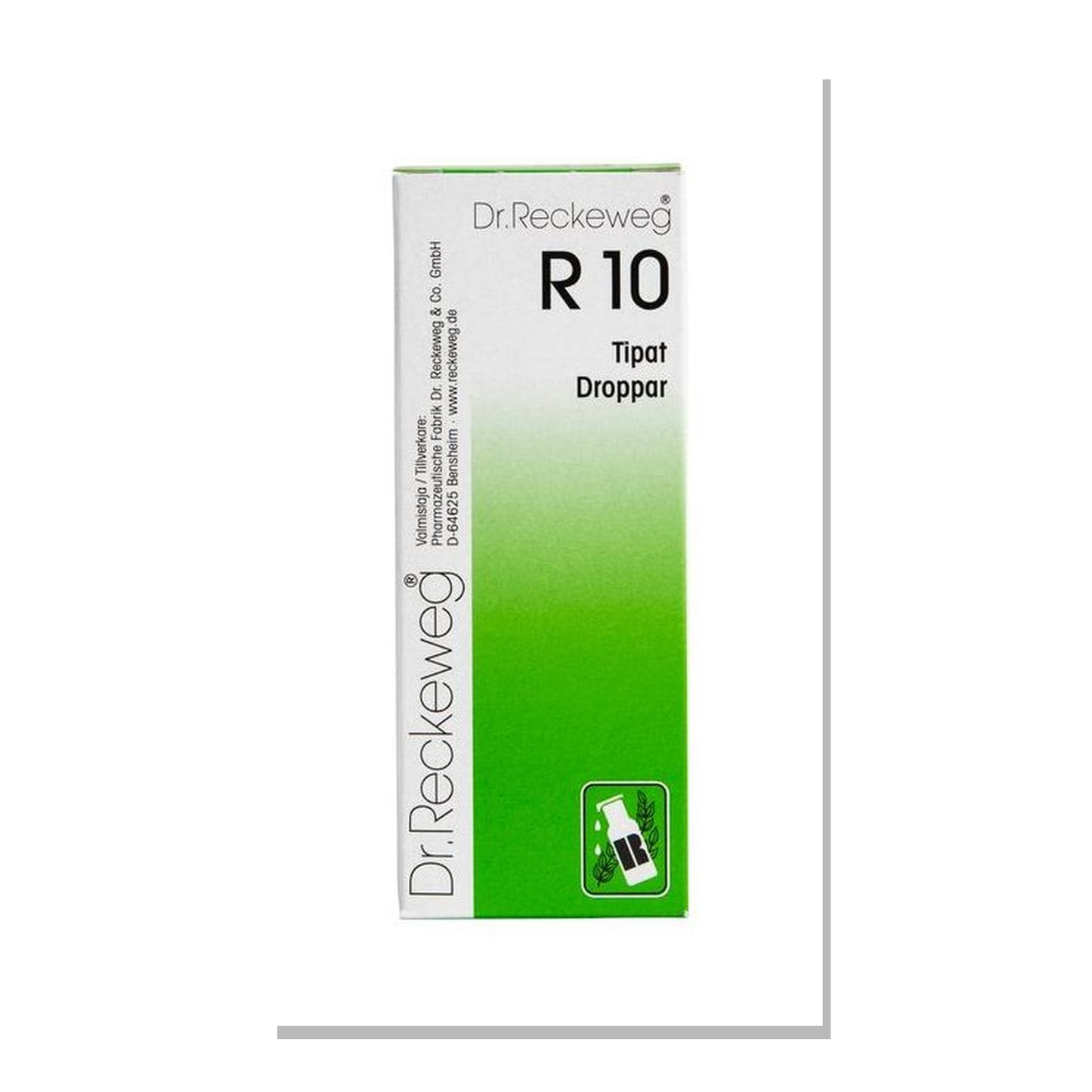 Homeopaattiset tipat R10 50ml, Dr. Reckeweg