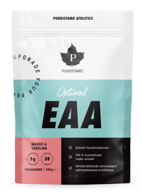 EAA Optimal Mango-Vadelma 350g, Puhdistamo