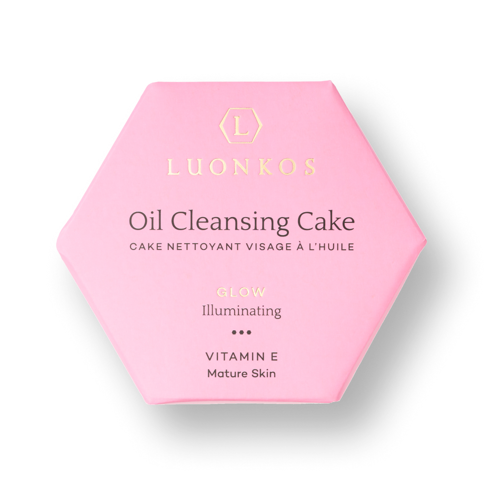 Glow facial oil cleansing cake 55 g, Luonkos